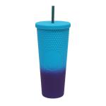 24oz Harvest Gradient Grid Cold Cup Tumbler Budget-Friendly