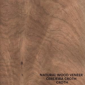 Quality Hotel Decoration America Natural Cherry Crotch Veneer Aaa Grade Specially Grain wholesale