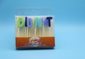 Quality English Letter Birthday Candles Harmless , Letter Shaped Candles &quot; Don'T Blow It &quot; wholesale