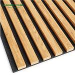 Sound Absorption Slat Acoustic Panel Mdf Wooden Wall Panel Akupanels Edge to