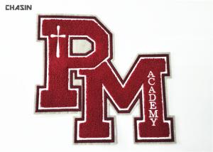 Quality Two Letter Monogram Chenille Embroidery Patches Sewing Embroidered wholesale