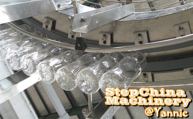Empty PET Bottle Air Conveyor Belt System 1200 - 24000 BPH Large Capacity