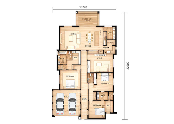 US / AS Morden Prefab Single Family Home Prefabricated House Mobile Modern Luxury Living