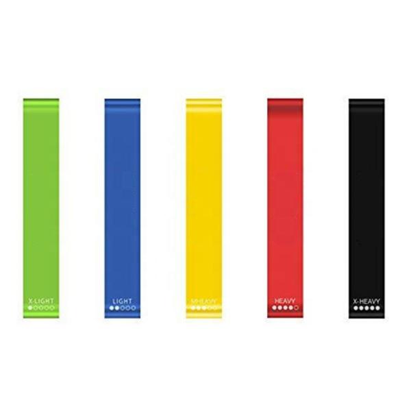 Gym fitness 500mm*0.35mm Stretch Rubber Belt Exercise band Stretch Strap Elastic