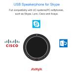 Fashion Desktop USB Conference Speakerphone