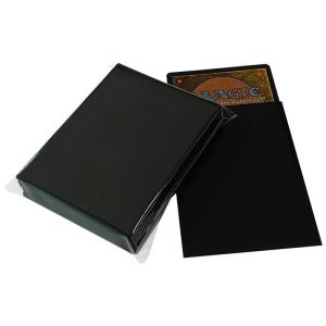 Quality CPP Orange Texture Matte Black Card Sleeves MTG Protection 66X91mm Easy Shuffling wholesale