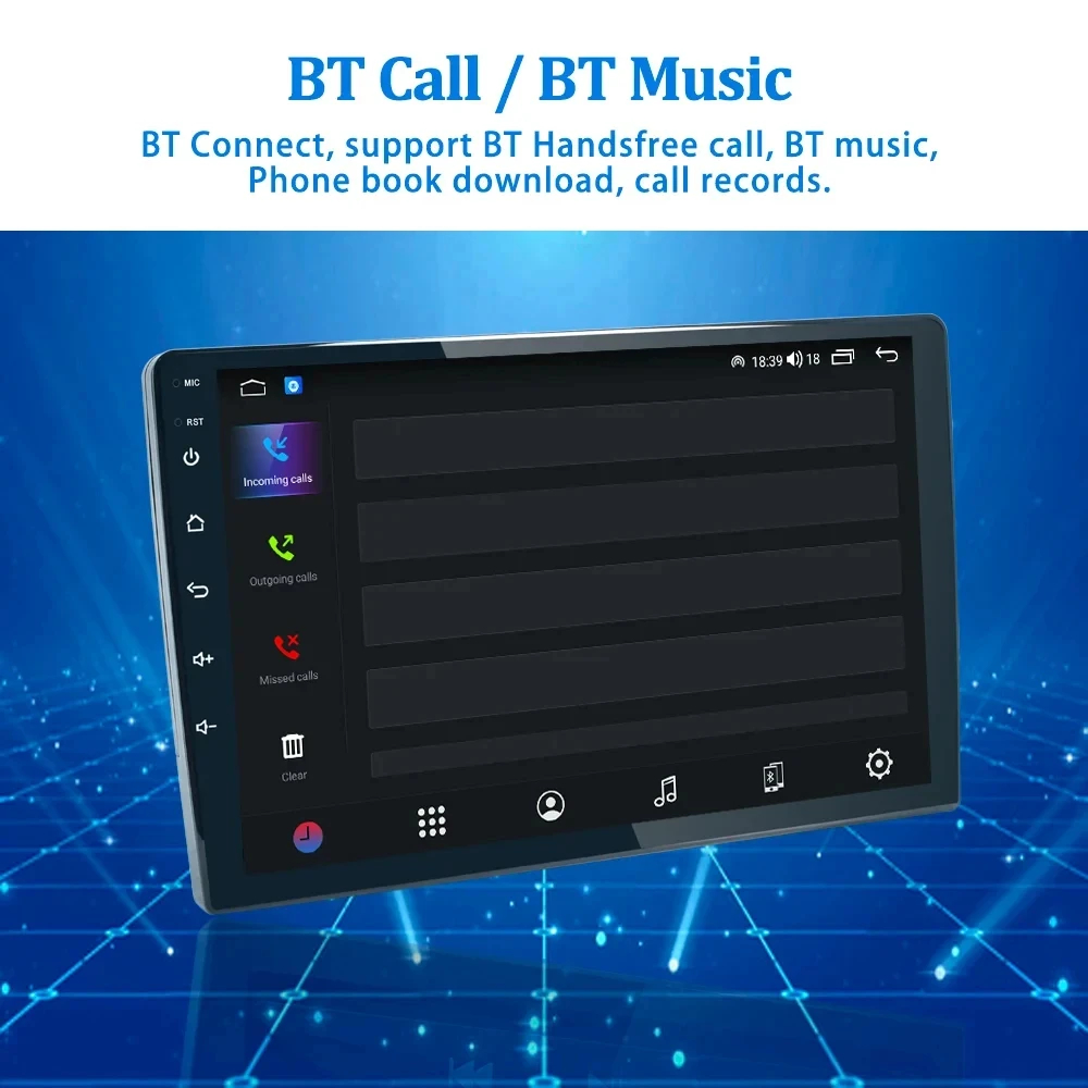 Universal 1Din Car DVD MP3 MP4 Player Built-in WiFi Connection Car Monitor MP5 Stereo
