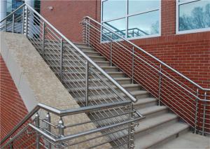 Quality Custom OEM Stainless Steel Railing Rod Fittings Design For Balcony / Terrace wholesale