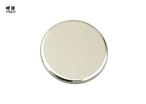 Quality Round Shape Blank Fridge Magnets Custom Printed Silver Zinc Alloy Material wholesale