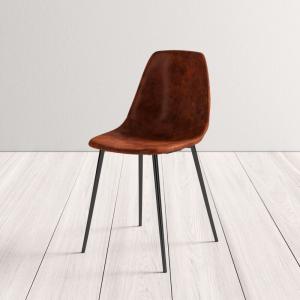 Quality Living Room 150kg 420mm 820mm Brown Industrial Metal Leisure Chair wholesale