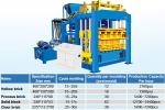 Hollow 4000pcs/h QT12-15 Hydraulic Block Making Machine