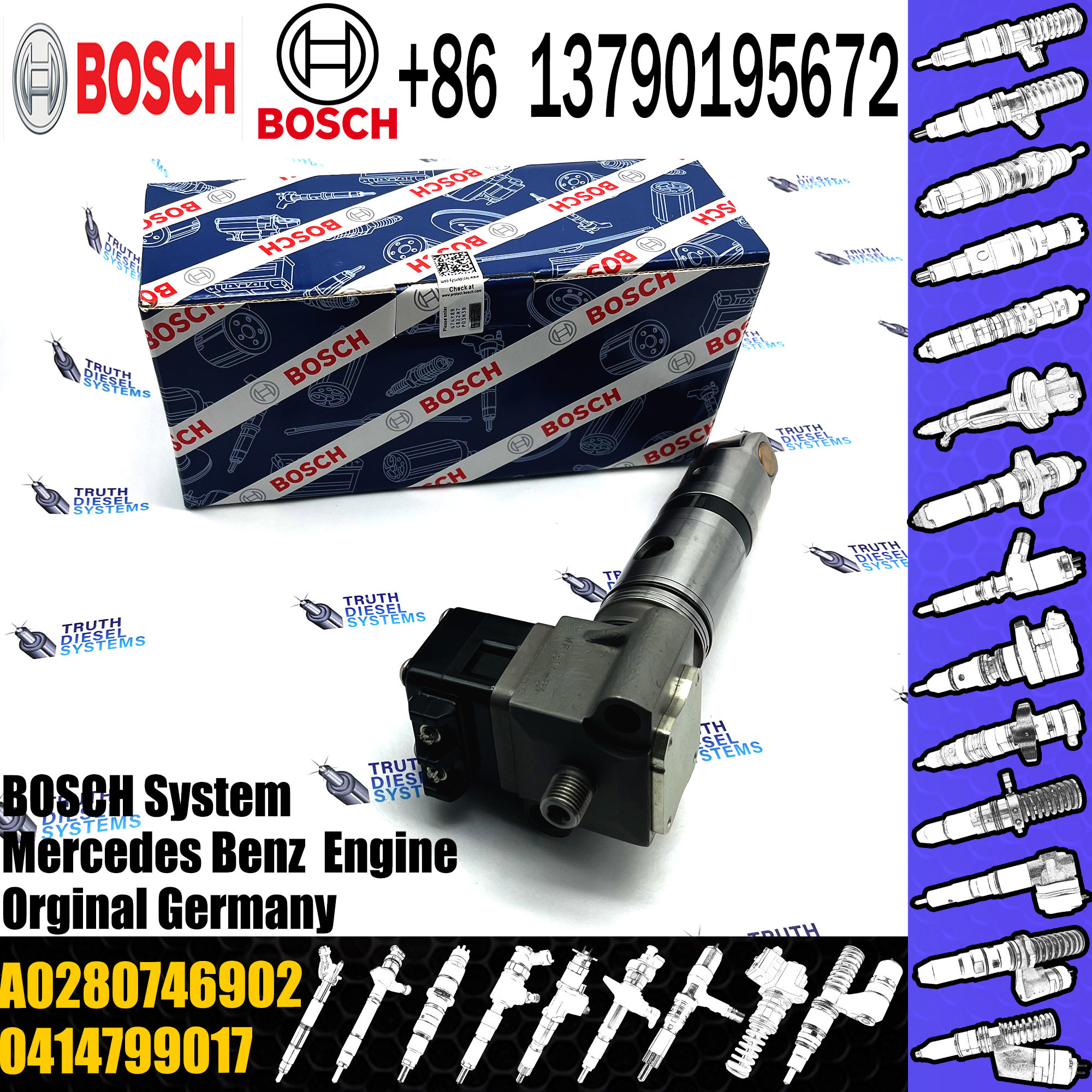 Diesel Fuel Injection Unit Pump 0414799017 diesel engine pump 0414799032 pump OEM A0280749102