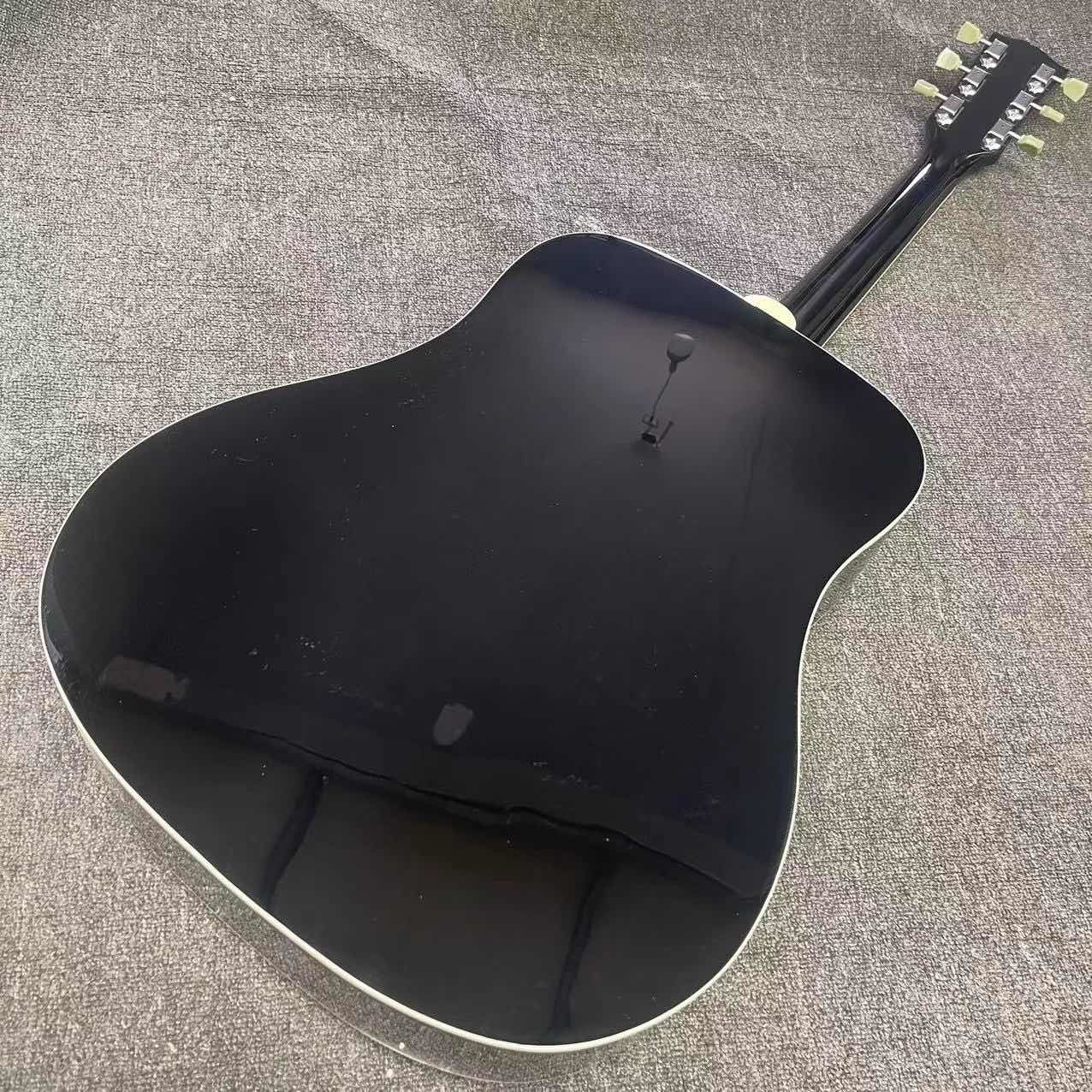 Miniature Acoustic Guitar ELVIS PRESLEY Dove Ebony Custom Black