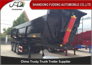 Quality 40 Tons Dump Semi Trailer With WABCO RE 6 Relay Valve Steel Material wholesale