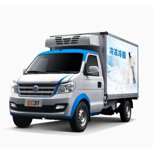 Quality DFSK Electric Freezer Cargo Truck Food Delivery EC31 Small Refrigerated Box Truck wholesale