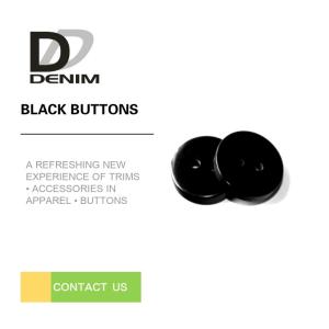 Quality High Durability Black ing Buttons Bulk With BV ITS TUV TESTING wholesale