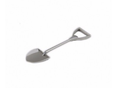 Custom Color Gold Handle Bottle Opener,Innovative tea spoon, shavel shaped beer bottle opener, nickle plating​