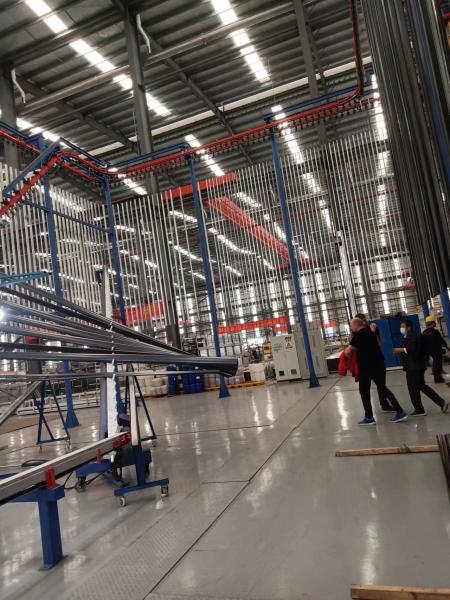 SUS304 Full-automatic LPG Heating Electrostatic Vertical Powder Coating Line