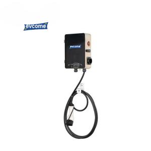 Quality Car Type 2 Ev Charger 7kw Electric Vehicle Charging Pile Single Gun IP54 Wall Mounted wholesale