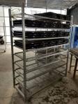 Display Dutch Flower Cart Ez Racks Danish Container Galvanizing