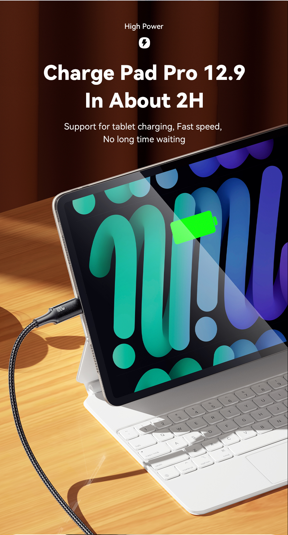 ESSAGER ES-X45 Series USB C to C Fast Charging Cable 100W 1m 2m 3m