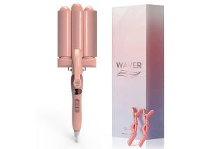 Quality 78W 3 Barrel Hair Curler Reduce Frizz And Damage Customized Color wholesale