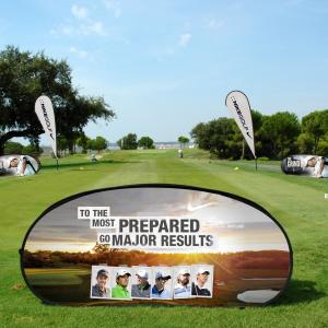 Quality Pop Up Advertising Banner Stands Water Proof A Frame Fabric Signs Display wholesale