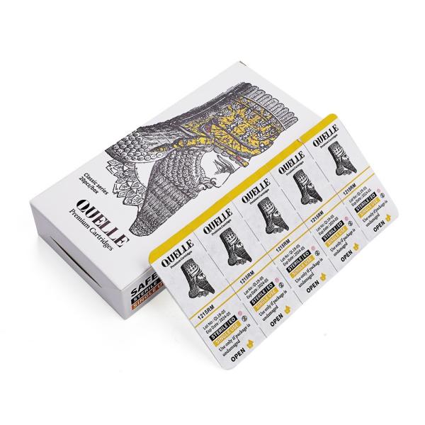 QUELLE Wholesale Tattoo Cartridge Needles Stainless Steel RL RS M1 Disposable