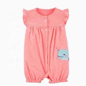 Quality Printing Baby Clothes Summer Onesies Baby Clothes Short Sleeve Girl Rompers for Sale wholesale