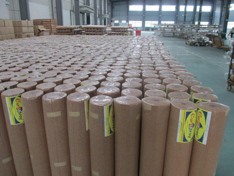 Top Rate Corkment Underlay for Flooring Use, 250-300kg/m3 Density,Good Damp Proof and Sound Proof