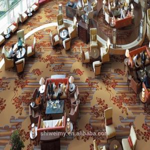 Quality Soft flower printed pattern wall to wall nylon hall carpet wholesale