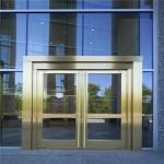 Office Aluminum Hinged Screen Doors 1.4mm-2.0mm Powder Coated