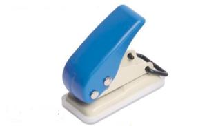 Quality Hot Sale No.1102B 6mm Hole 10 Sheets Paper Blue Color Metal One Hole Paper Punch wholesale