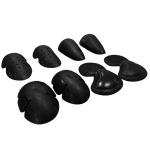 70% Nylon 30% Spandex Adult Motorcycle Protective Gear PU Black for Maximum