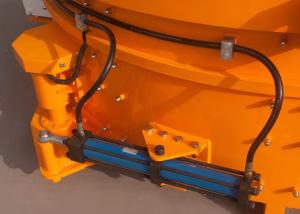 Quality PMC1500 Concrete Mixer Planetary Cement Mixer Orange Color 55kw Mixing Power wholesale
