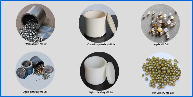 4 Stations Laboratory Semi - Circle Planetary Ball Mill 16L Volume Gear Drived Low Noise