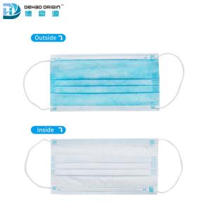 Quality Hypoallergenic NIOSH 3 Ply Non Woven Face Mask wholesale
