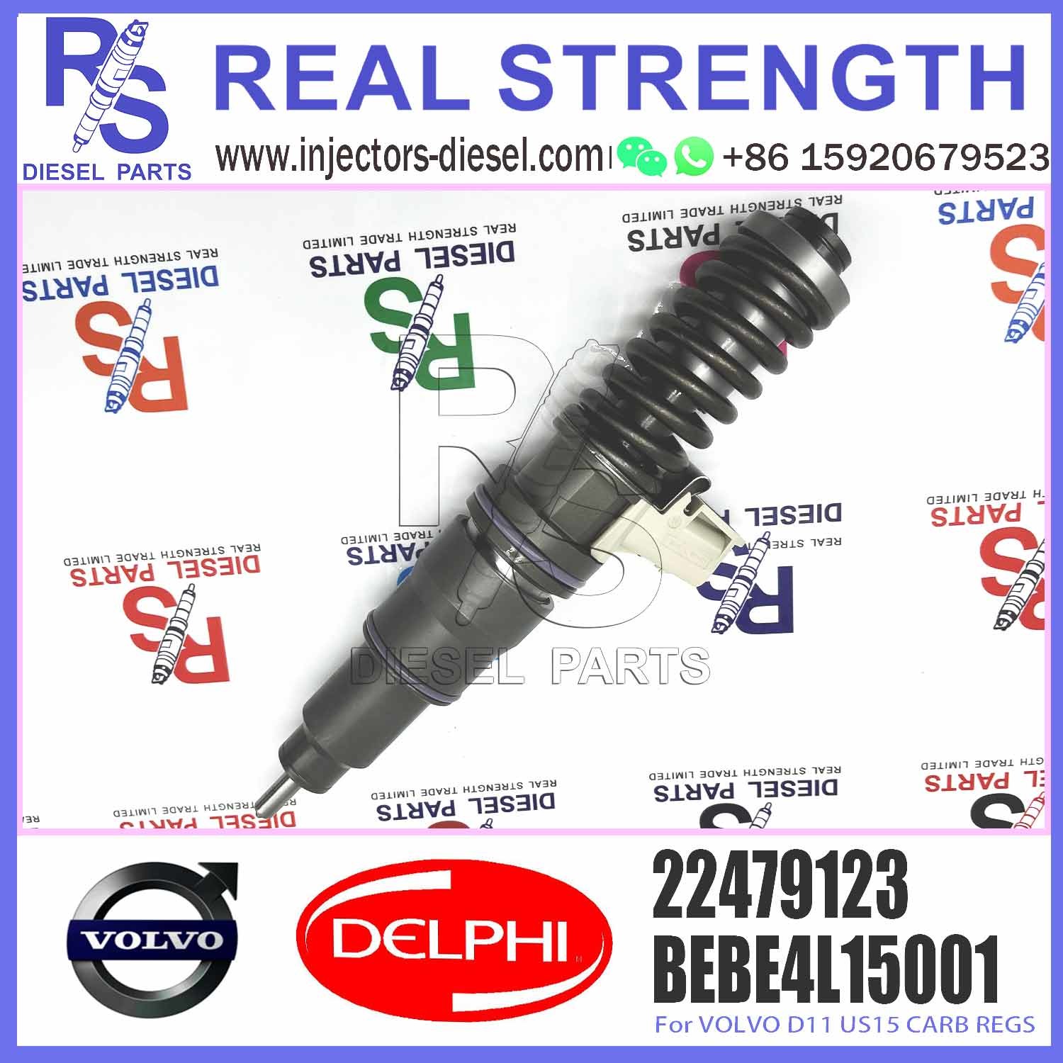 High Quality fuel injector BEBE4L15001 for voIvo engine 85020426 85020427 85141573 85144516 22479123