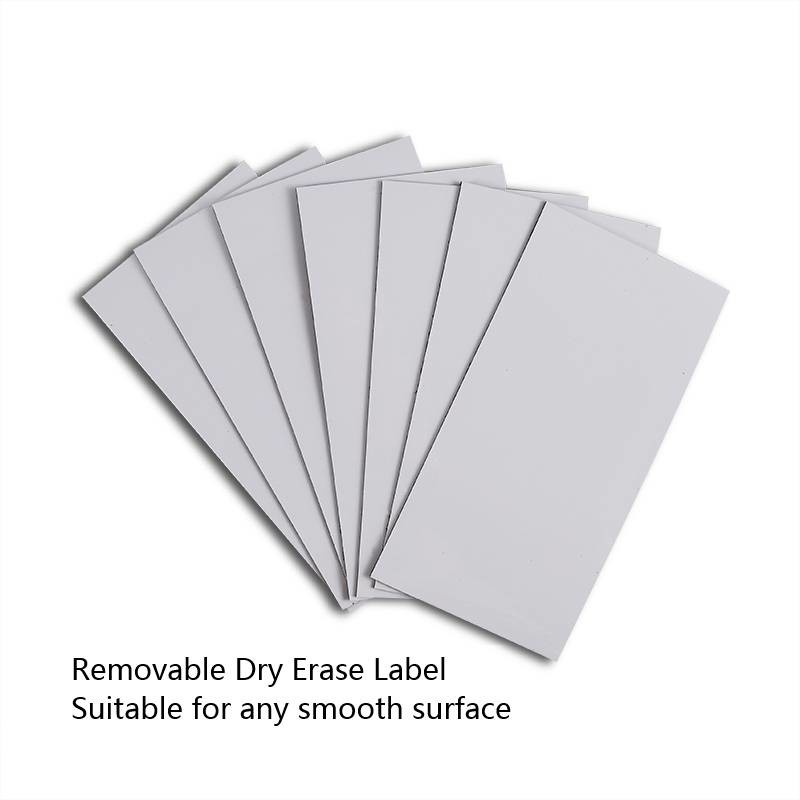 Writable Waterproof Self Adhesive Labels Custom Blank Removable Adhesive Name Tags