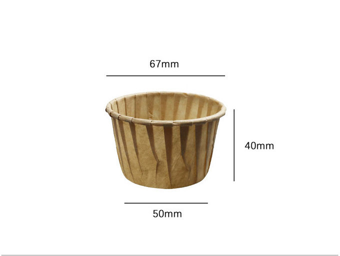 LFGB Mini Baking Muffin Cups Grease Proof Cupcake Liners For Wedding Party