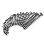 316 Stainless Steel M8 Carriage Bolts Round Head Metal Bolt For Fastening And