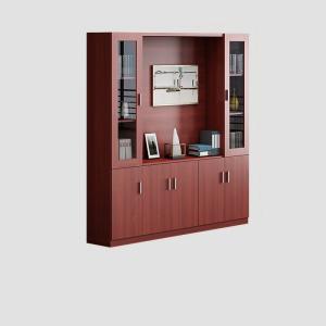 Quality Stylistic Wooden Office Bookcase File Data Cabinet for Commercial Storage and Display wholesale