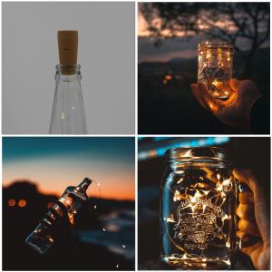 Quality Outdoor 360 Degree 4.5V Solar LED Cork Lights wholesale
