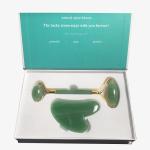 Blood Circulation Neck Forehead Jade Massage Roller
