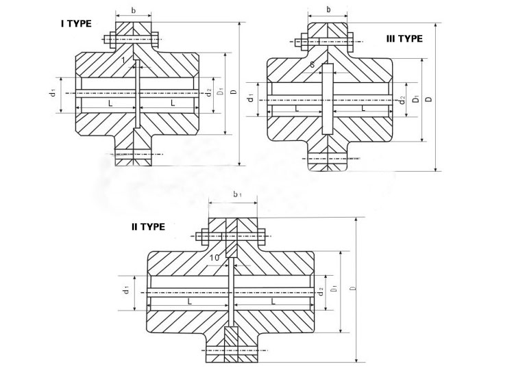 OEM Drive Flange Rigid Coupling / Heavy Duty Couplings Customized