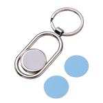 Doule-Sided Sublimation Metal Keyring Personalized Keychain For Sublimation