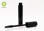 Black Aluminum Mascara Containers Cylinder Shape For Cosmetic Packaging