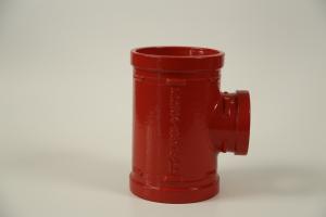 Quality Epoxy spraying Grooved Tee Fittings Ductile Iron Tee Fittings CCC wholesale