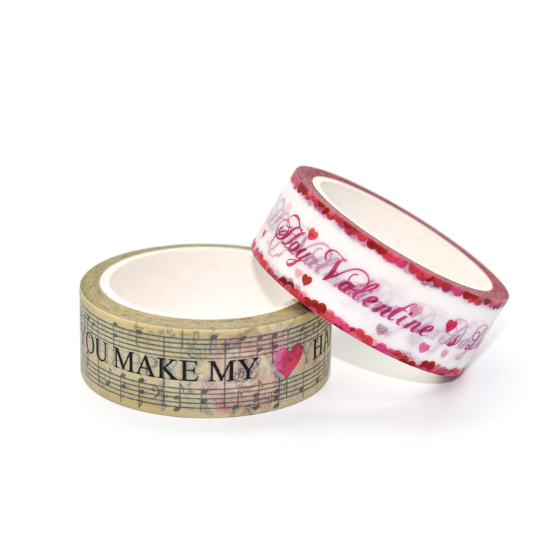 Custom Printed Washi Tape Japan Kawaii Pastel Washi Tape Set Wholesale