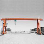 Electric 20t Outdoor Single Girder Gantry Crane Mh Model Iso Certificated